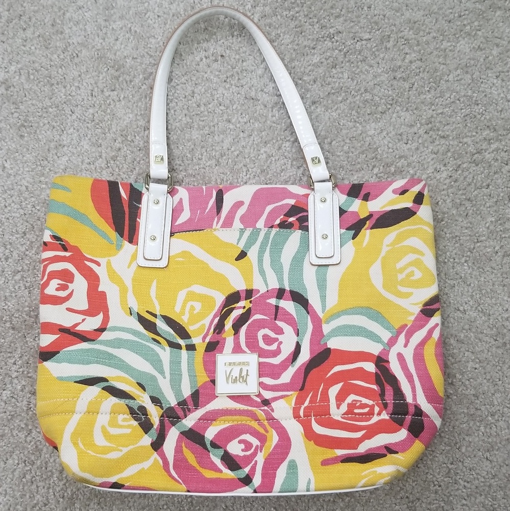 *LIKE NEW* Colorful Spring/Summer Sarah Violet Bag
